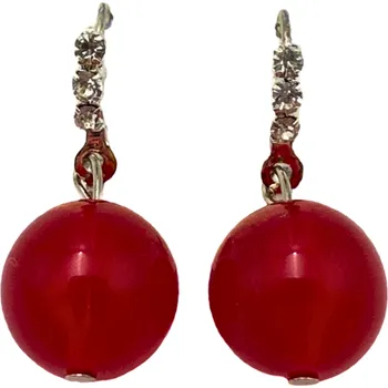 Náušnice Náušnice červené 10879