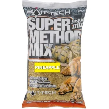 Návnadová surovina Bait-Tech Krmítková směs Super Method Mix Pineapple 2kg