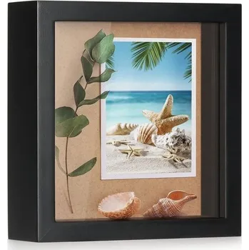 Zahradní dekorace TJ.Moree Malý plnitelný fotorámeček, 14,2 x 14,2 cm - Rám na květinové objekty, výstavní rám se