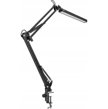 Lampička LED Stmívatelná stolní lampa s klipem LED/10W/5V 3000/4000/6000K černá