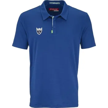 Oblečení a móda Triko CCM Fitted Golf Polo Senior Blue