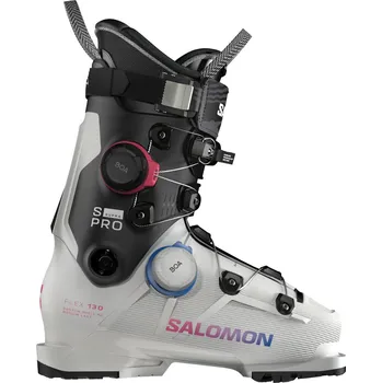 Sjezdové boty Salomon S/Pro Supra Dual BOA 130 Gw - Gray Aurora/Black/Race Blue 27/27.5