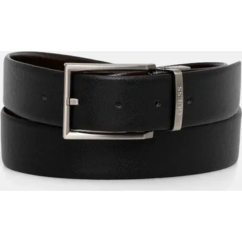 Opasek Oboustranný kožený pásek Guess BM7822.P5335 černá 99X, vel. M