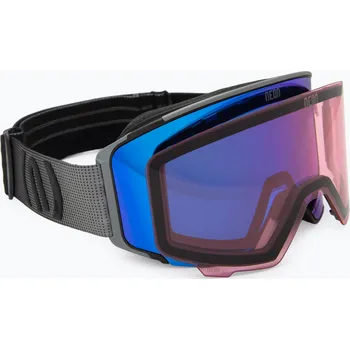 Lyžařské brýle Neon Ice black/anthracite/mirror blue/amber