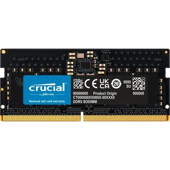 Operační paměť Crucial CT8G56C46S5T paměťový modul 8 GB 1 x 8 GB DDR5 ECC