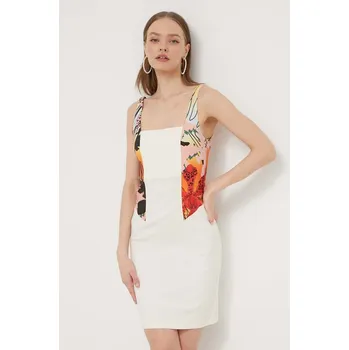 Dámské oblečení Šaty Desigual MARBELLA LACROIX 24SWVW75 béžová 01X, vel. M