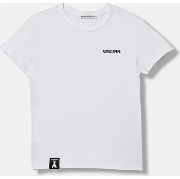 Dětské tričko Patrizia Pepe J061 7M0861 bílá 00A, vel. 164