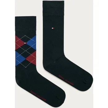Pánská móda Ponožky Tommy Hilfiger (2-pack) 100001495.NOS námořnická modř 59C, vel. 47/49