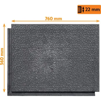 Venkovní dlažba Vinylová recyklovaná deska SimpleJack Trantor 22S Stone 80 x 60 cm