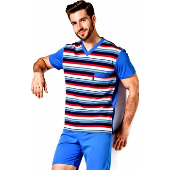 Pánské pyžamo Pánské Pyžamo Krátké FOLTÝN PK 449 Velikost: 2XL