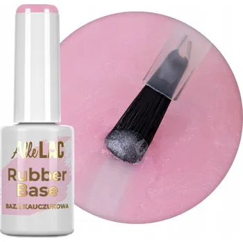 Přípravek na nehty Hybridní báze na nehty ALLELAC 7g Kaučuková báze Rubber Base Pink Bling Č.1
