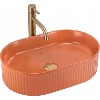 Umyvadlo REA UMYVADLO VANDA CINNAMON MATNÉ - NA DESKU