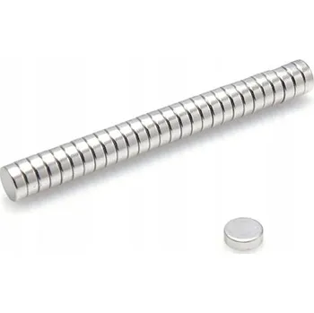 Vrták Magnet neodymový magnet 6x2 mm N52 malý magnet nosnost 0,74 kg 100 kusů