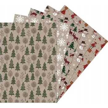 Obraz Ozdobný papír 70X200 Kraft 3 MIX /2 role