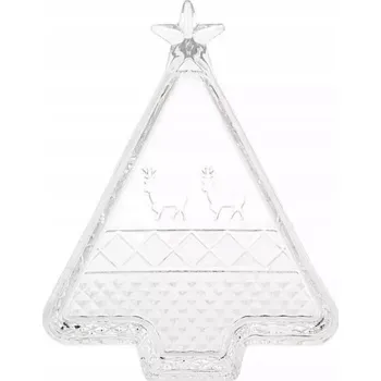 Talíř Dezertní talíř Altom Design Vánoční stromek 20,5 cm