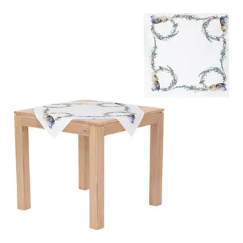 Ubrus, velikonoční motiv, 80x80cm, 100% polyester.