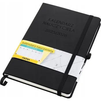 Kalendář Knižkový kalendář pro učitele 2025 A5 Antra černý