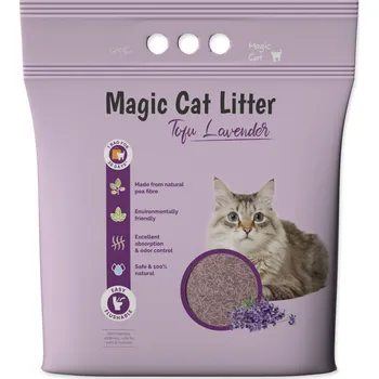 Podestýlka pro kočku Stelivo Magic Litter Tofu levandule 2,7kg/ 6l