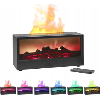 Aroma difuzér Aromatický DIFUZÉR vůně Flame ZVLHČOVAČ VZDUCHU AROMATERAPIE