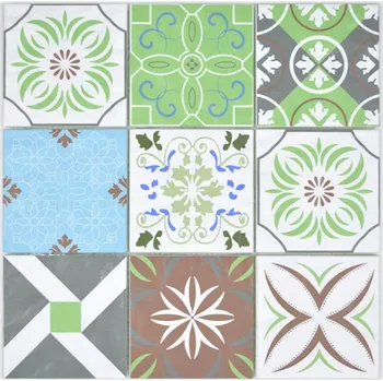 Obklad Skleněná mozaika WzorcowniaStudio 30 x 30 cm, odstíny šedé a stříbrné