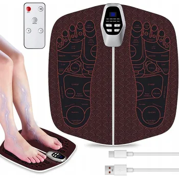 Masážní přístroj Masážní Přístroj nohou EMS Elektrická podložka 8 režimů 32 úrovní Cirkulace Bolest nohou