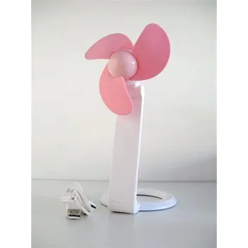Domácí ventilátor Silný mini ventilátor, stolní ventilátor USB EVA, zelený