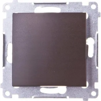 vypínač Jednopólový vypínač pod omítku Kontakt Simon, odstíny hnědé DW1A.01/46