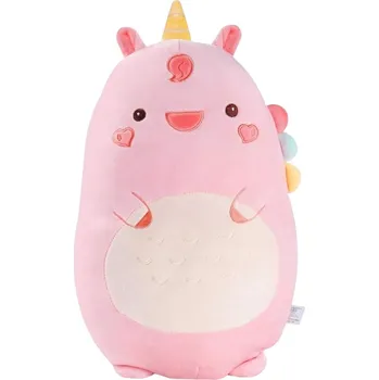 plyšák Plyšák Pro Děti Měkký Plyšový Medvídek Růžový Jednorožec