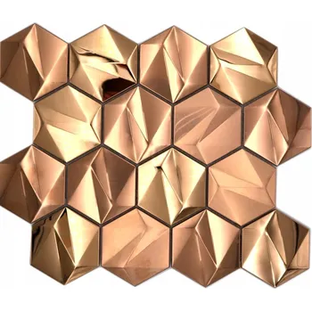 Obklad Mozaika WzorcowniaStudio 25,7 x 29,7 cm, odstíny žluté a zlaté