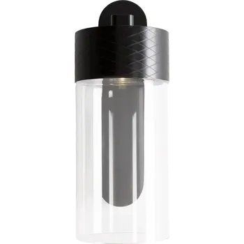 Nástěnné svítidlo Maxlight LED nástěnné svítidlo 7W FUSION moderní černé skleněné