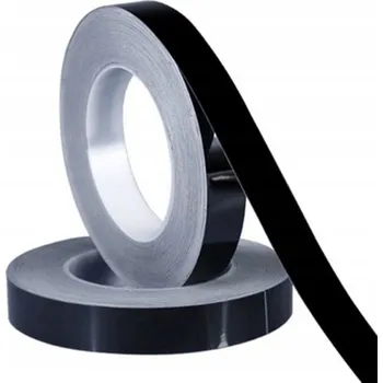 Lepicí páska Ozdobná Páska Samolepící Černá Lišta 2,5 cm 25 m