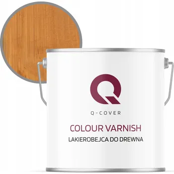Lak na dřevo Lazurovací lak Q-COVER 5 l hnědý polomat