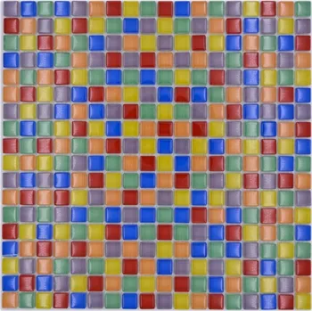 Obklad Skleněná mozaika WzorcowniaStudio 30 x 30 cm, odstíny růžové