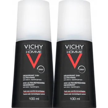Vichy Homme Ultra-Fresh deodorant (2 x 100 ml)