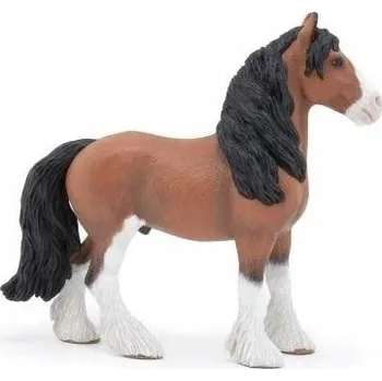 Figurka Figurka KŮŇ CLYDESDALE Figurky Zvířata Hračky ROZVÍJEJÍCÍ Realistické