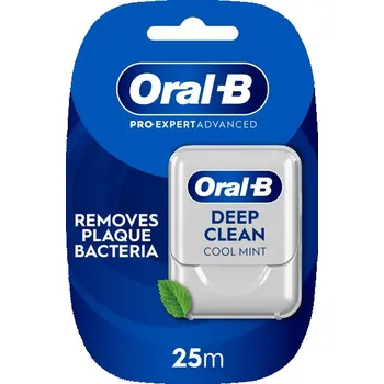 Zubní nit Oral-B PRO-EXPERT FLOSS DEEP CLEAN COOL MINT Zubní nit s mátovou příchutí pro hloubkové čištění, 25 m