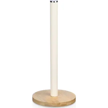 Obraz STOJAN NA PAPÍROVÉ UTĚRKY KOVOVÝ S BAMBUSOVOU ZÁKLADNOU 34 CM