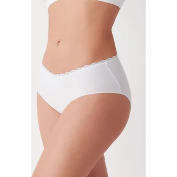 Kalhotky Klasické dámské plavky Cotonella Lace Trim, nero XL i384_73262104