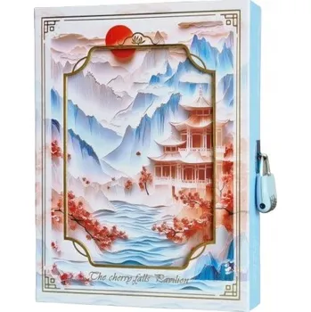 Zápisník Památník Notes na zámek, formát A4, 96 listů. SAKURA