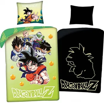 Halantex Bavlněné svítící povlečení Dragon Ball Z 140x200/70x90cm