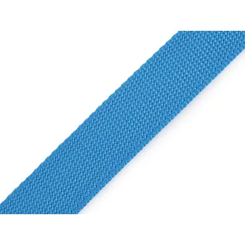 Popruh polypropylenový šíře 30 mm tloušťka 2 mm, malé, 29 modrá sytá