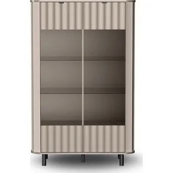 Komoda Šedá skříňka, odstíny šedé, 155 x 99 x 41 cm Heydoo