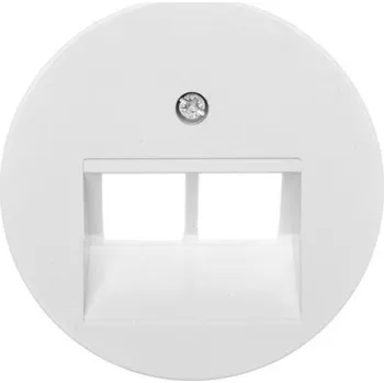 Elektrická zásuvka Internetová a telefonní zásuvka nástěnná Berker bílá