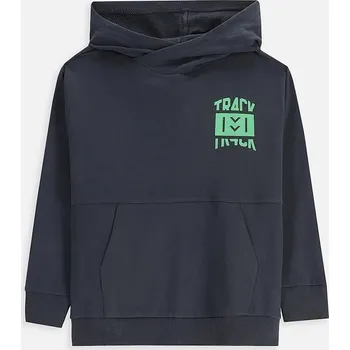 Chlapecká mikina Dětská bavlněná mikina Coccodrillo ZC5132301VBA šedá 90X, vel. 152