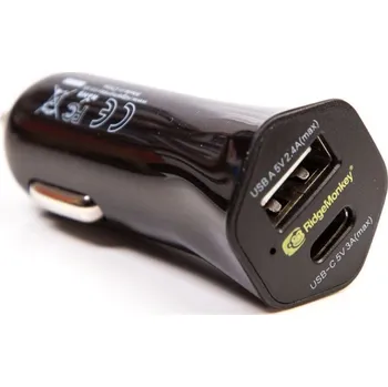 RidgeMonkey Nabíječka do auta Vault 15W USB-C Car Charger