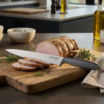 Kuchyňský nůž Nůž na maso SOLA LUNASOL 20 cm šedý