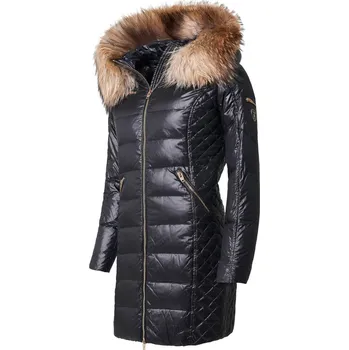 Luxusní černá péřová bunda ROCKANDBLUE CIARA 90 cm 42