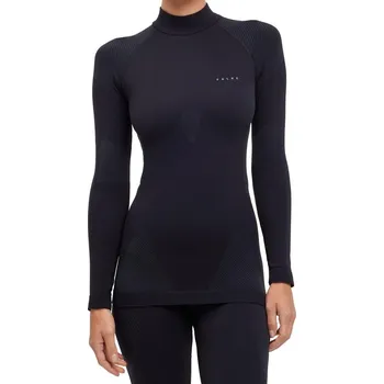 Falke Women Long sleeve Turtleneck shirt Warm - black XS