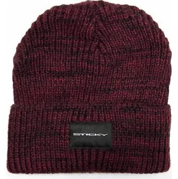 Čepice Sticky Baits Zimní čepice Maroon Fleck Beanie