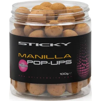 Boilies Sticky Baits Manilla Pop-Ups 14mm 100g